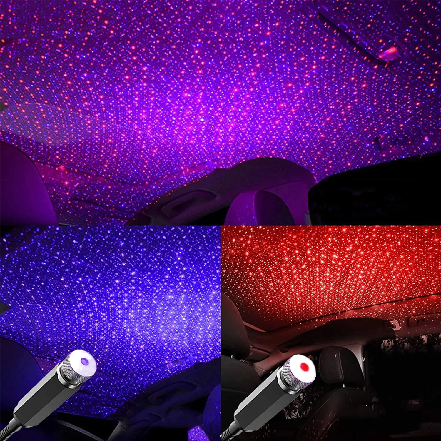 Star Projector Night - ไฟ LED โรแมนติก ฉายแสงดาวบนท้องฟ้า 5V พอร์ต