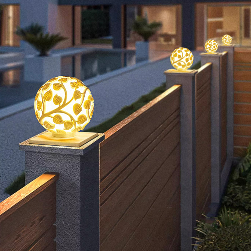 Decor Lighting Floor Lamps - ไฟเสาภายนอกอาคาร ไฟเสา LED พลังงานแสงอาทิตย์ ไฟที่ไม่ใช่พลังงานแสงอาทิตย์ ของตกแต่งสวนกลางแจ้ง