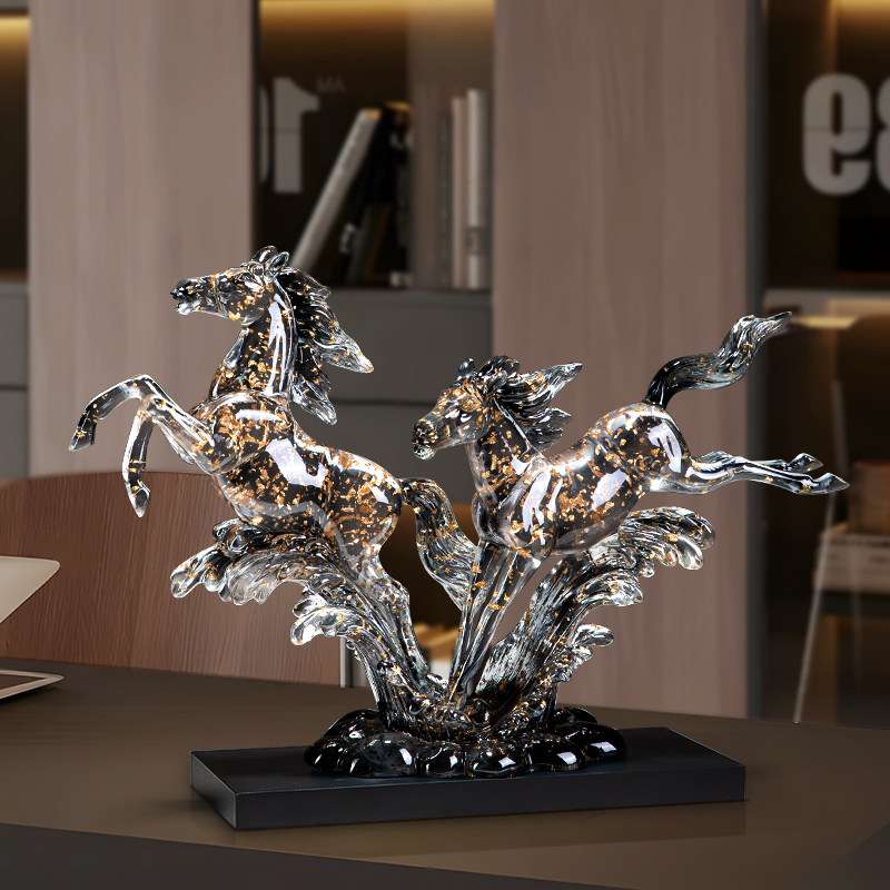Lighting Decor Company - ของขวัญเปิดกิจการบริษัท PYH สำหรับเจ้านาย ของตกแต่งเสริมความสำเร็จ ปีม้า ของประดับตกแต่งหรูหรา