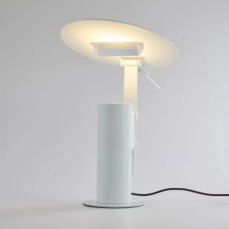Lighting Decor Bedroom - โคมไฟตั้งโต๊ะอะลูมิเนียม LED COB ปรับความสว่างได้ ดีไซน์เรียบง่าย ทันสมัย
