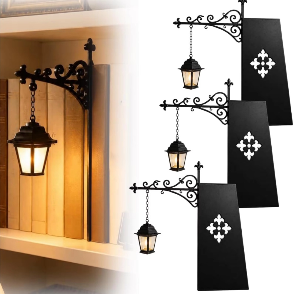 Decor Lighting & Decor Fires Photos - โคมไฟห้องสมุด โคมไฟตกแต่งชั้นวางหนังสือ โคมไฟห้องสมุดย้อนยุค โคมไฟชั้นวางหนังสือ ไฟ LED