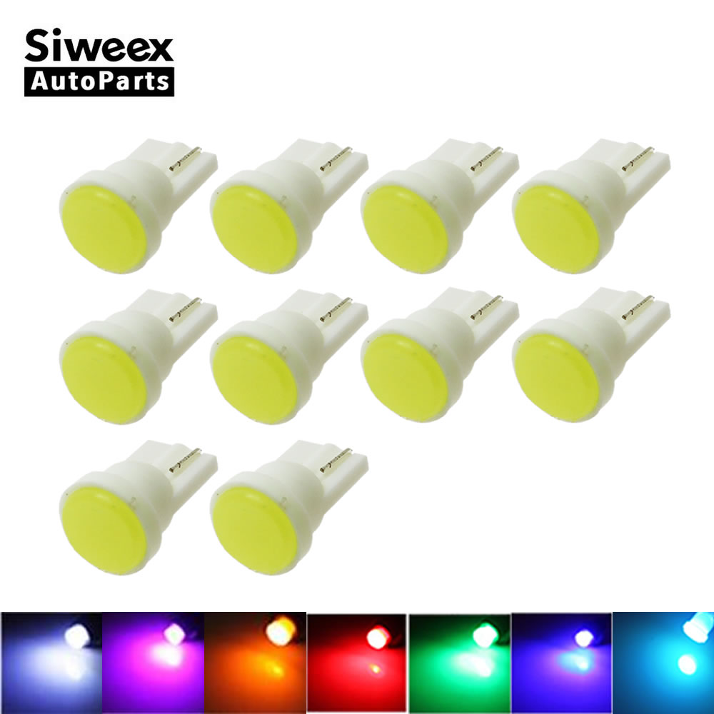 Colour Changing Bulb - 10 ชิ้น T10 W5W ภายในรถ LED