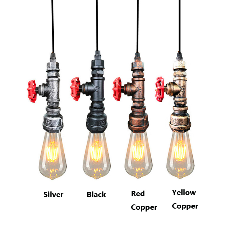 Lighting Room Decor Items - โคมไฟแขวนสไตล์เรโทรลอฟท์อุตสาหกรรมท่อน้ำ สำหรับห้องรับประทานอาหาร บาร์ คลับ คาเฟ่ ร้านอาหาร