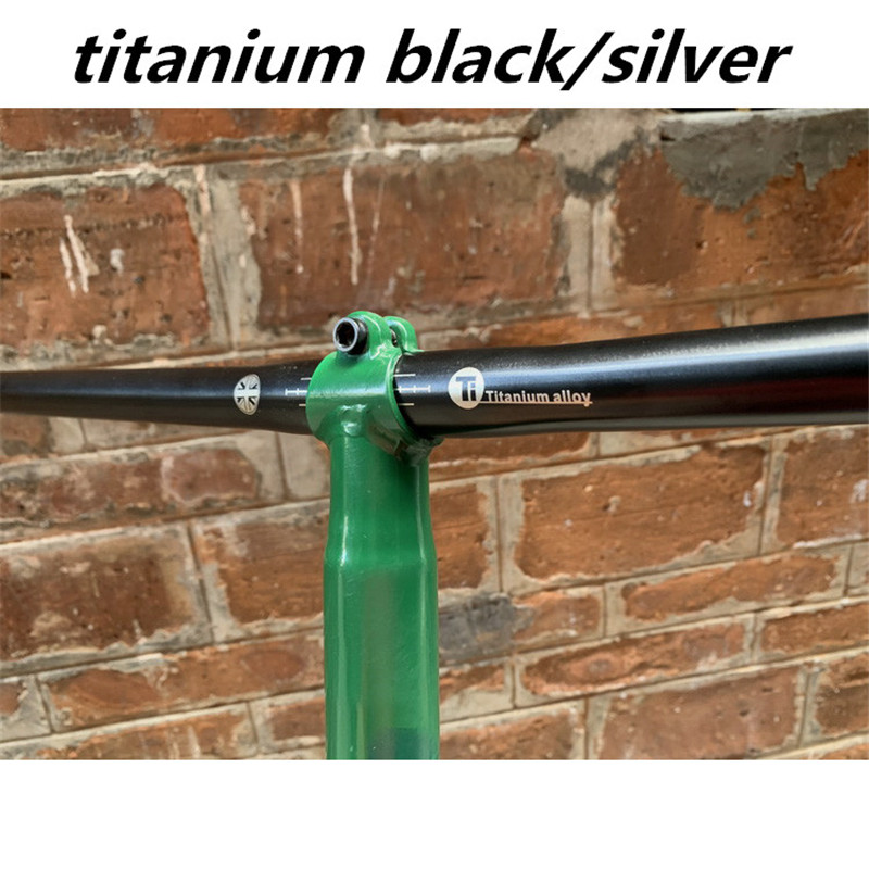 Union Lighting & Decor Collabs - จักรยานพับTitanium Handlebar SสำหรับBromptonจักรยานTI Bar 25.4X560 มม.Ultra