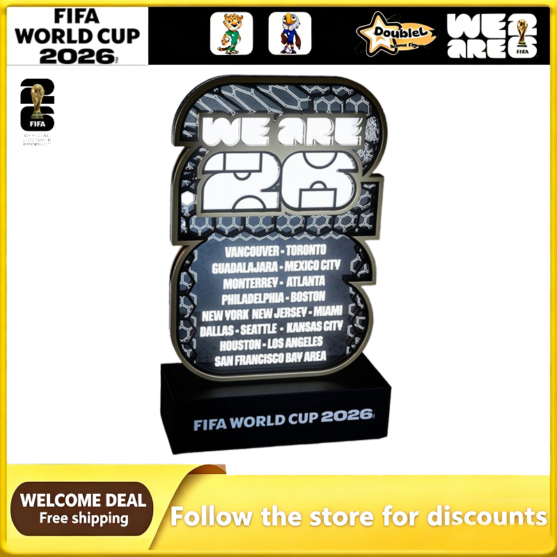 Lighting Room Decor Items - โคมไฟ LED 3 มิติ รูปเมืองจัดการแข่งขันฟุตบอลโลก FIFA