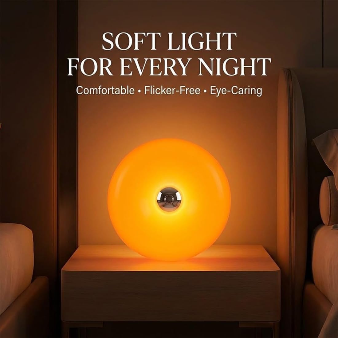 โคมไฟบรรยากาศรูปโดนัทสีส้มสุดส - Colour Changing Bulb บทวิจารณ์และราคา