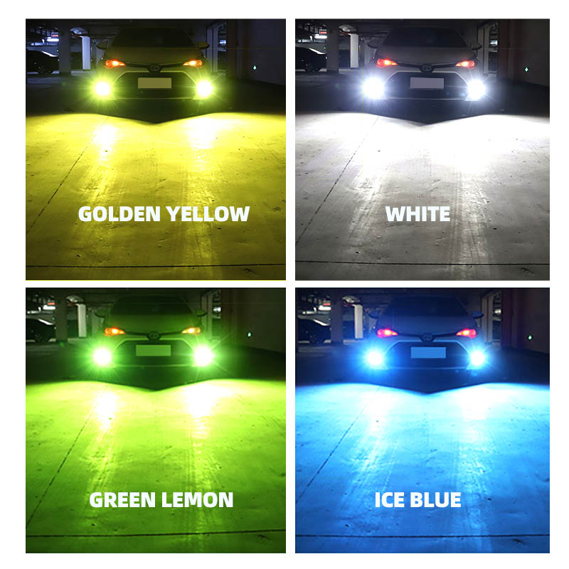 2xCar LED ด้านหน้าหมอกไฟโคมไฟห - Colour Changing Bulb บทวิจารณ์และราคา