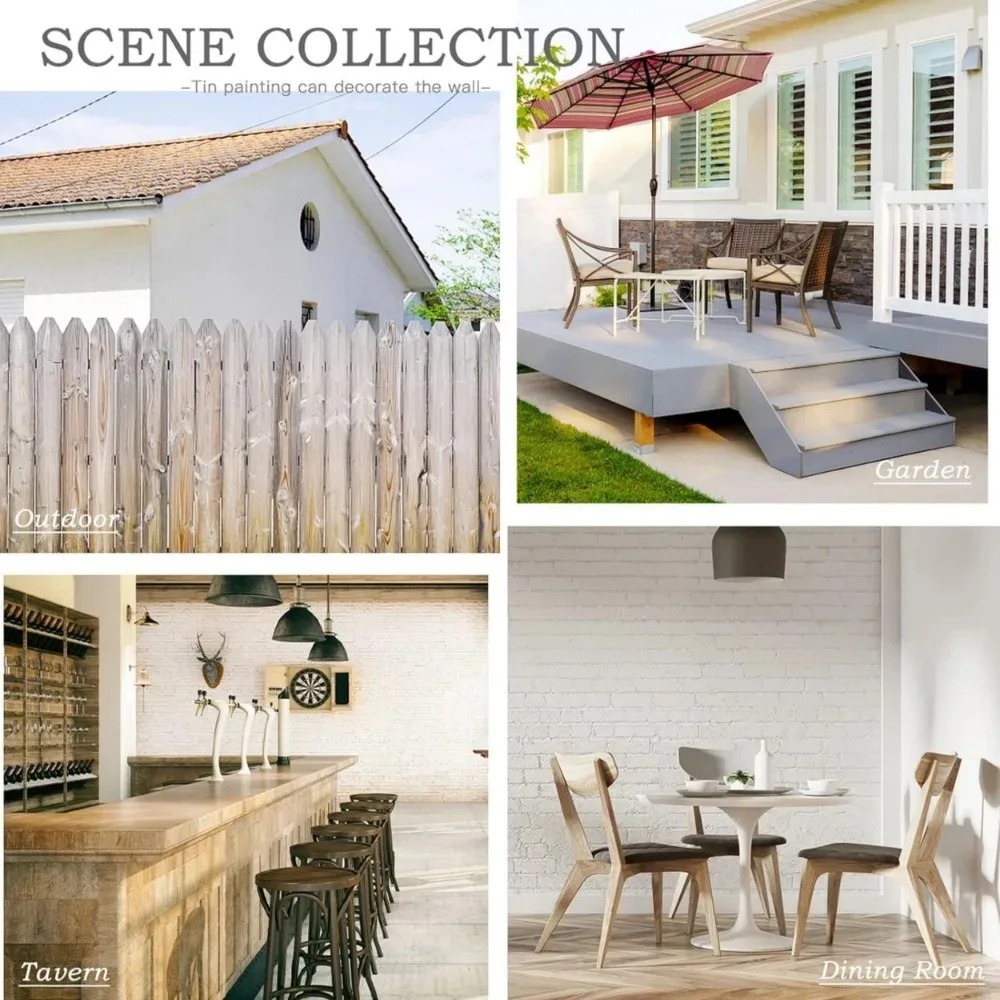 [2D Flat] ป้ายโลหะวินเทจสีคาคี - Vintage Lighting Decor บทวิจารณ์และราคา