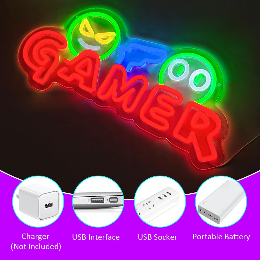 ไฟนีออน LED สำหรับเกมเมอร์ ตกแ - Lighting Decor Wedding บทวิจารณ์และราคา