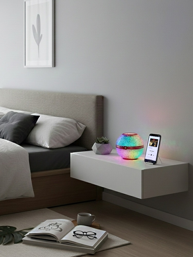 ลำโพงบลูทูธไร้สายพร้อมไฟ LED ต - Decor Lighting Uk บทวิจารณ์และราคา