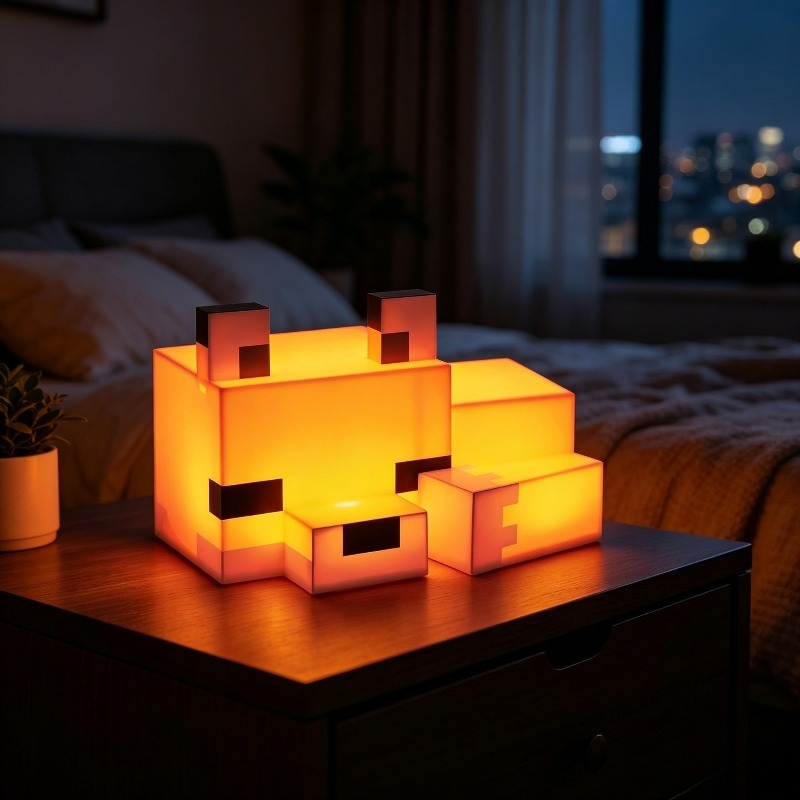 โคมไฟตั้งโต๊ะรูปสุนัขจิ้งจอกน่ - Lighting Decor Minecraft บทวิจารณ์และราคา