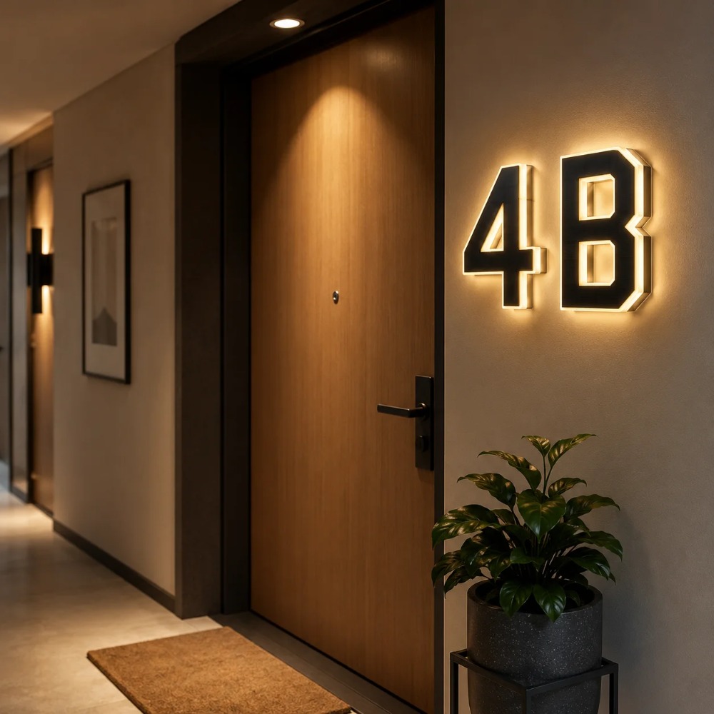 ป้ายเลขที่บ้าน LED พลังงานแสงอ - Decor Lighting Address บทวิจารณ์และราคา
