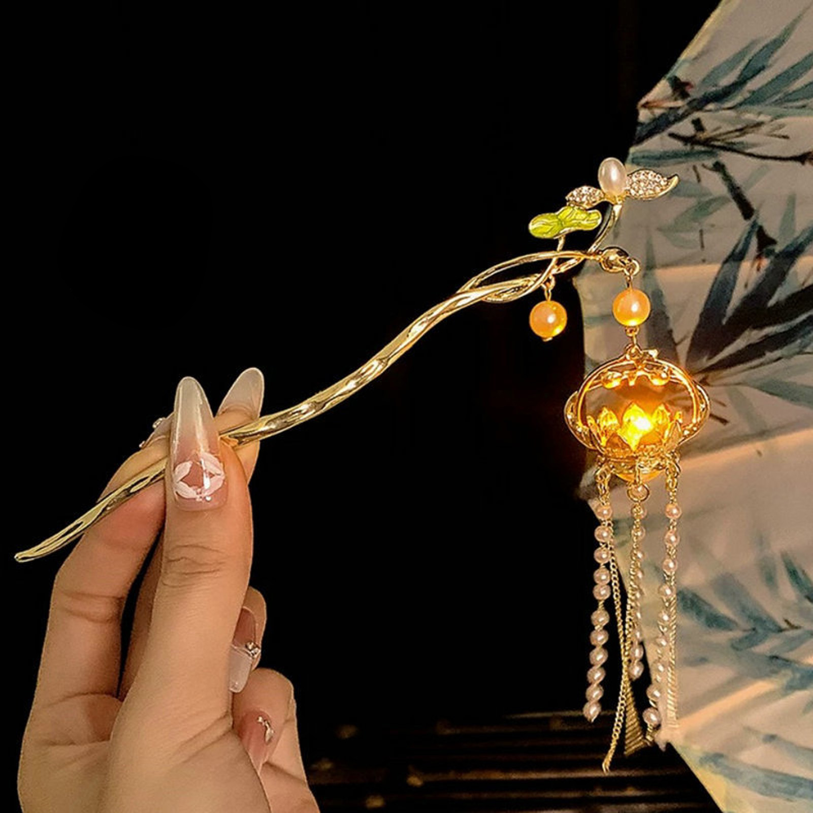 กิ๊บติดผมรูปดอกไม้เรืองแสง กิ๊ - Lighting Decor Items บทวิจารณ์และราคา