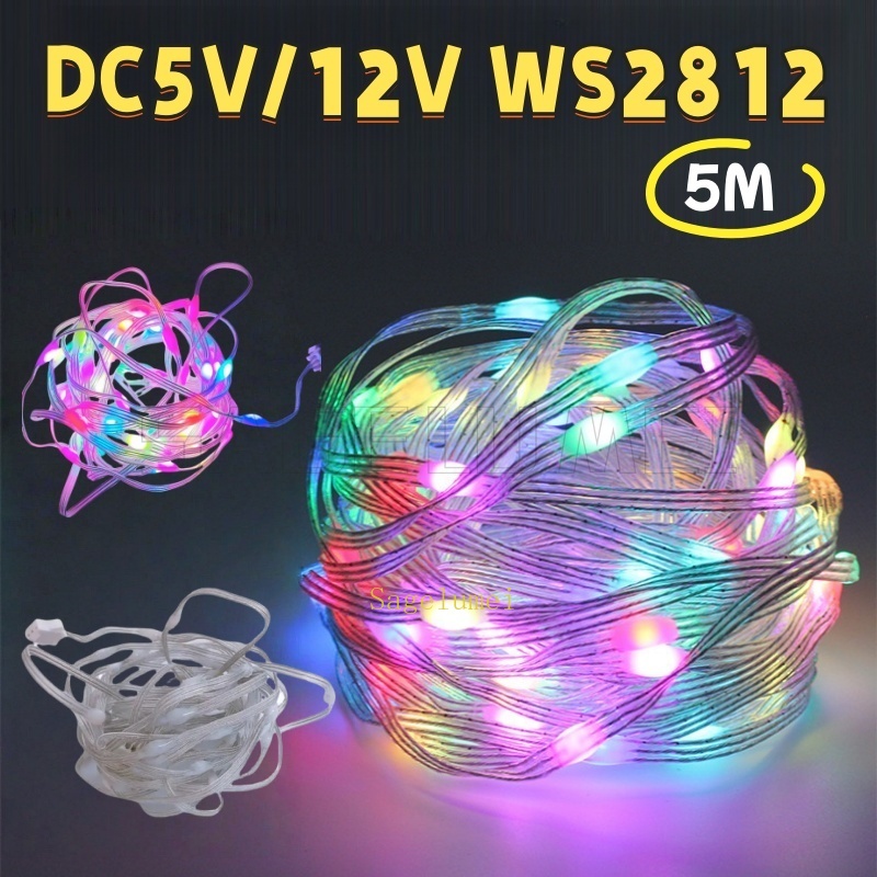 DC5V/12V WS2812 LED String Lig - Decor Lighting Address บทวิจารณ์และราคา