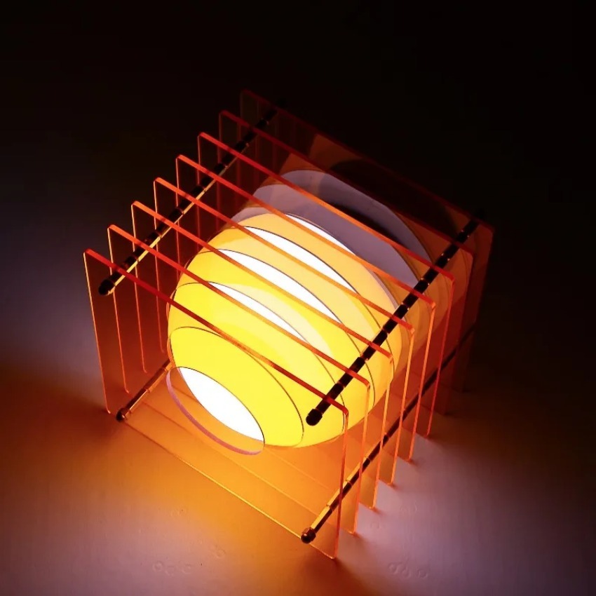 DIY อะคริลิคพันชั้นโคมไฟโคมไฟด - Lighting Decoration Ideas บทวิจารณ์และราคา