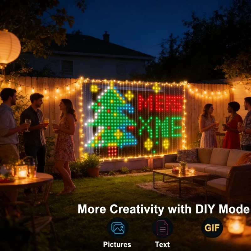 ไฟม่านอัจฉริยะ 400LED, ไฟสายตก - Lighting Decor Wedding บทวิจารณ์และราคา