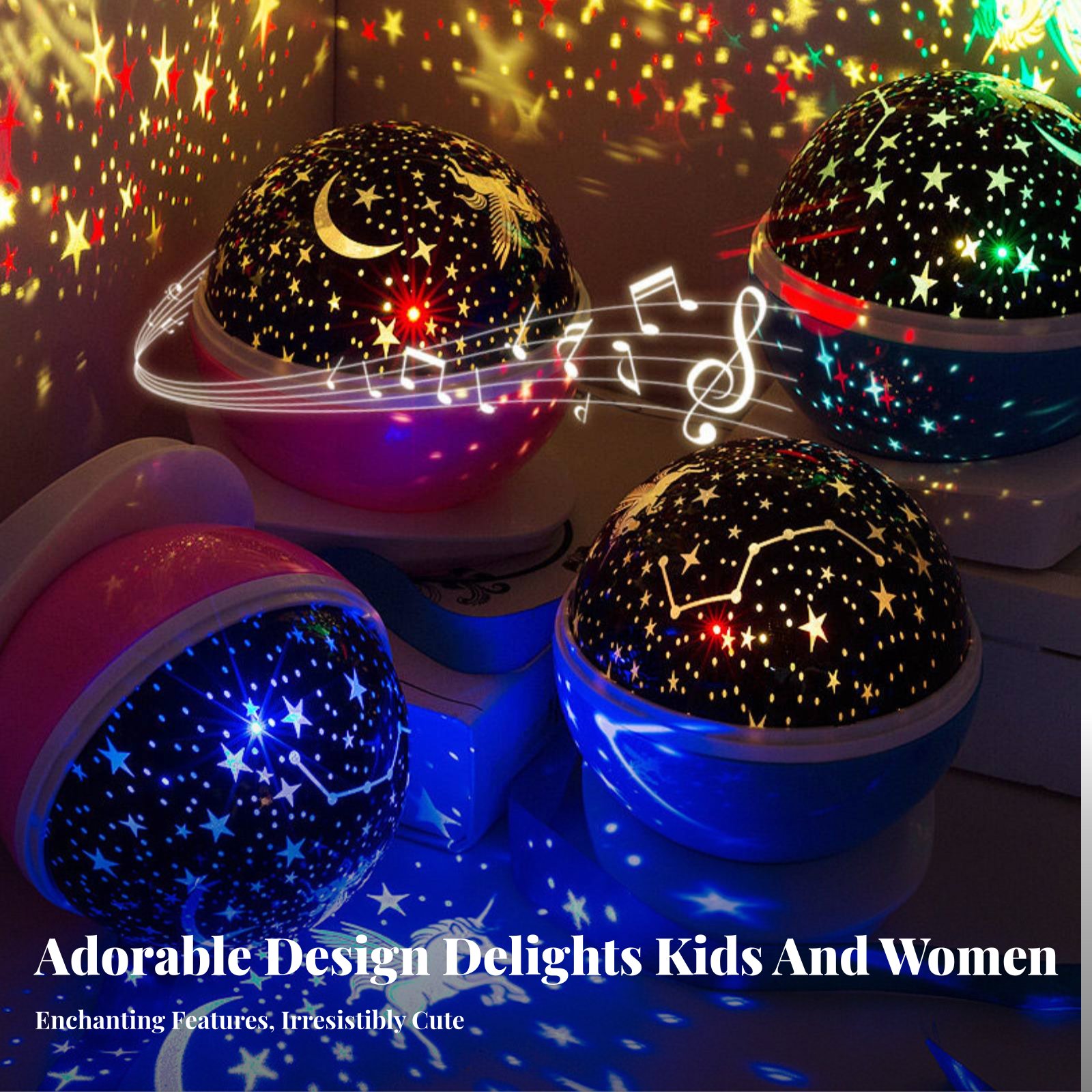 อุปกรณ์ฉายภาพกาแล็กซี เอฟเฟกต์ - Lighting Decor Bedroom บทวิจารณ์และราคา