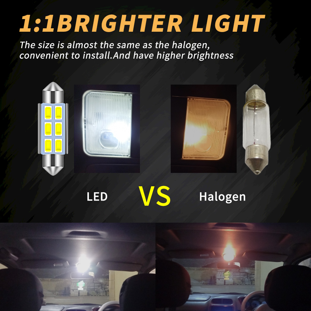 4ชิ้นC5W LedรถFestoon-31mm 36ม - Colour Changing Bulb บทวิจารณ์และราคา