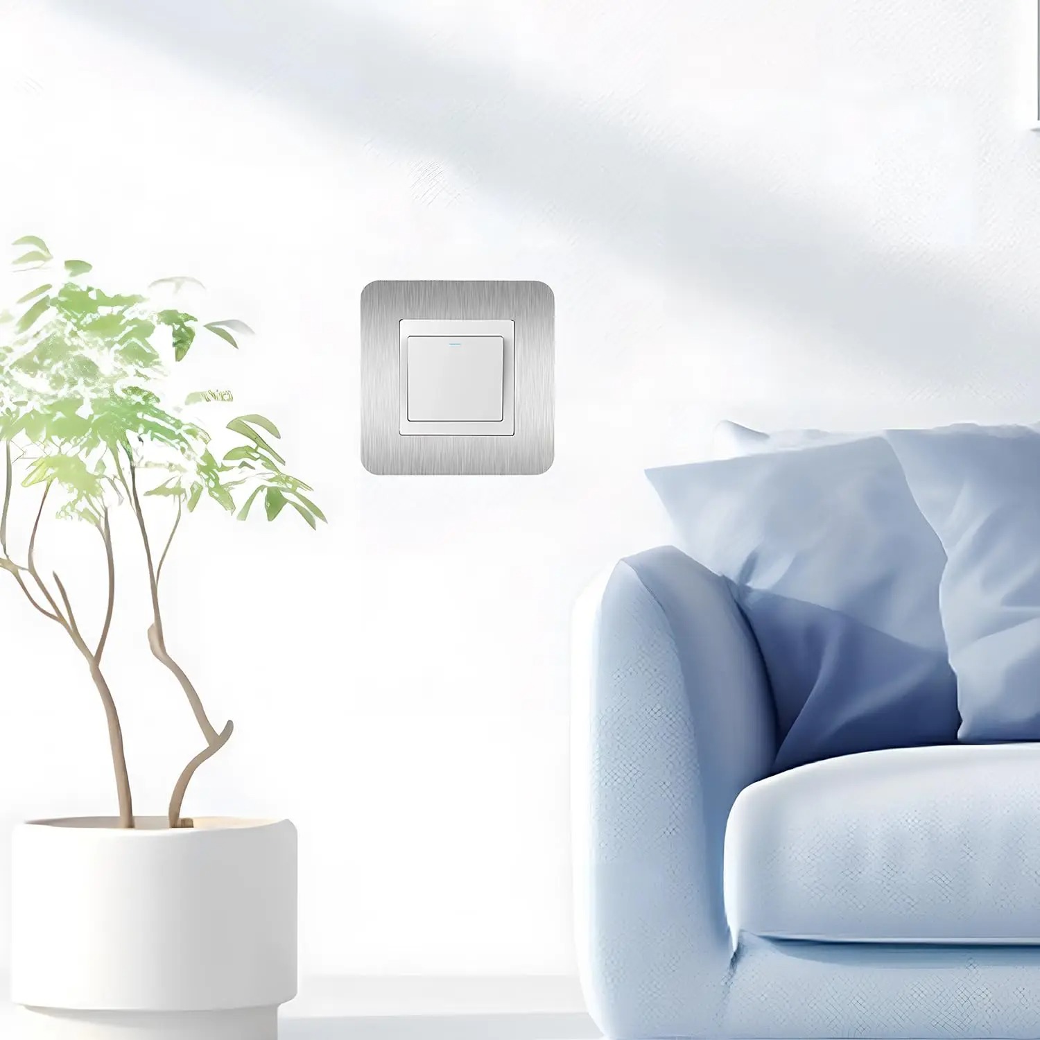 แผ่นปิดสวิตช์ไฟแบบมีกาวในตัวสี - Decor Lighting Uk บทวิจารณ์และราคา
