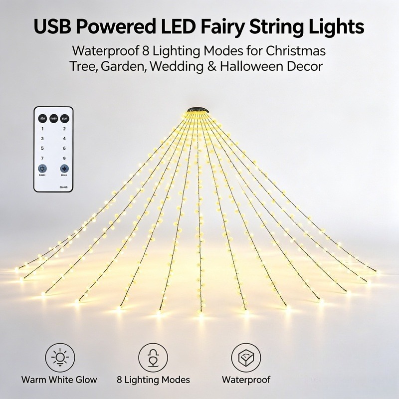 ไฟประดับ LED แบบ USB กันน้ำ สำ - Lighting Decor Wedding บทวิจารณ์และราคา