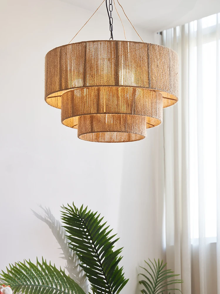 Handmade หวาย Bohemian Retro โ - Decor Lighting Australia บทวิจารณ์และราคา