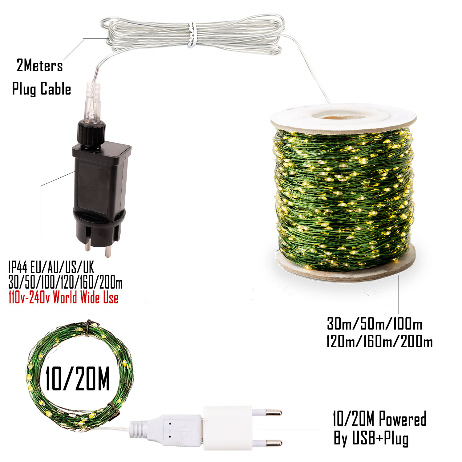 เพิ่มเติม LED สีเขียวลวด Garla - Lighting Decor And More บทวิจารณ์และราคา