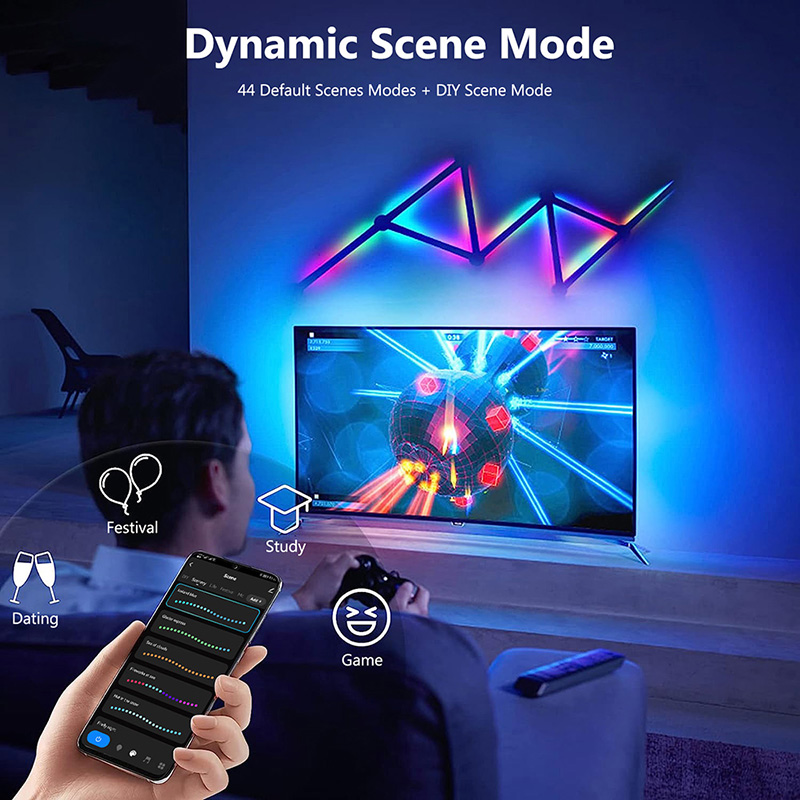 โคมไฟติดผนัง RGB อัจฉริยะ, ไฟ  - Lighting Decoration Ideas บทวิจารณ์และราคา