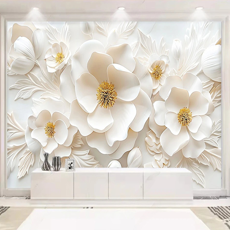 ภาพ Relief ดอกไม้3มิติคุณภาพสู - Lighting Room Decor Photo บทวิจารณ์และราคา