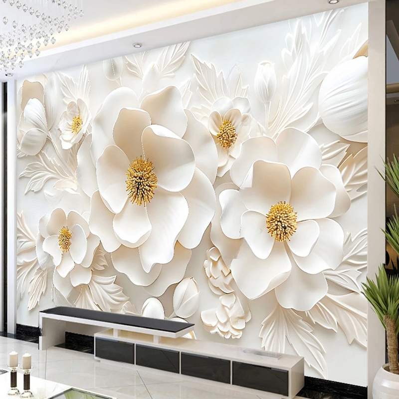 ภาพ Relief ดอกไม้3มิติคุณภาพสู - Lighting Room Decor Photo บทวิจารณ์และราคา