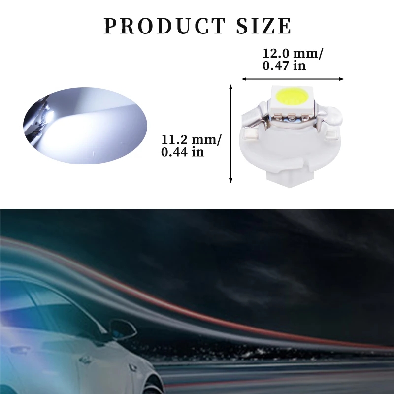 10ชิ้น12V 7สีใหม่เอี่ยม B8.4 B - Colour Changing Bulb บทวิจารณ์และราคา
