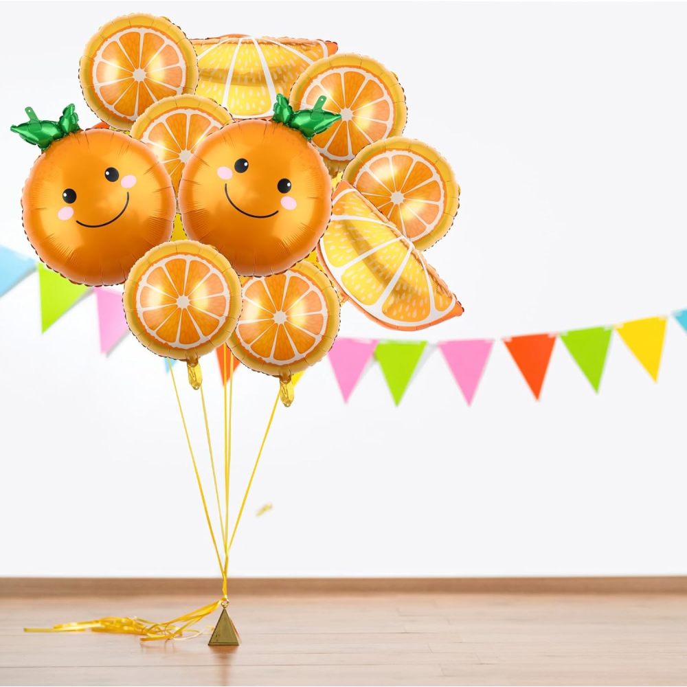 ลูกโป่งฟอยล์รูปผลไม้สีส้ม 10 ช - Orange Lighting Decor บทวิจารณ์และราคา