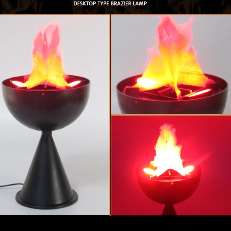 โคมไฟเปลวไฟ 3 มิติ จำลองเตาไฟ  - Lighting Decor Items บทวิจารณ์และราคา