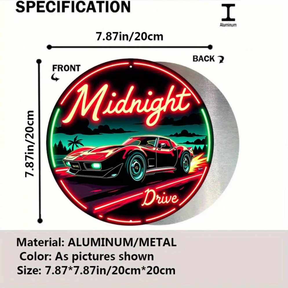 ป้ายไฟนีออนวินเทจลายรถ Midnigh - Lighting Decoration Ideas บทวิจารณ์และราคา