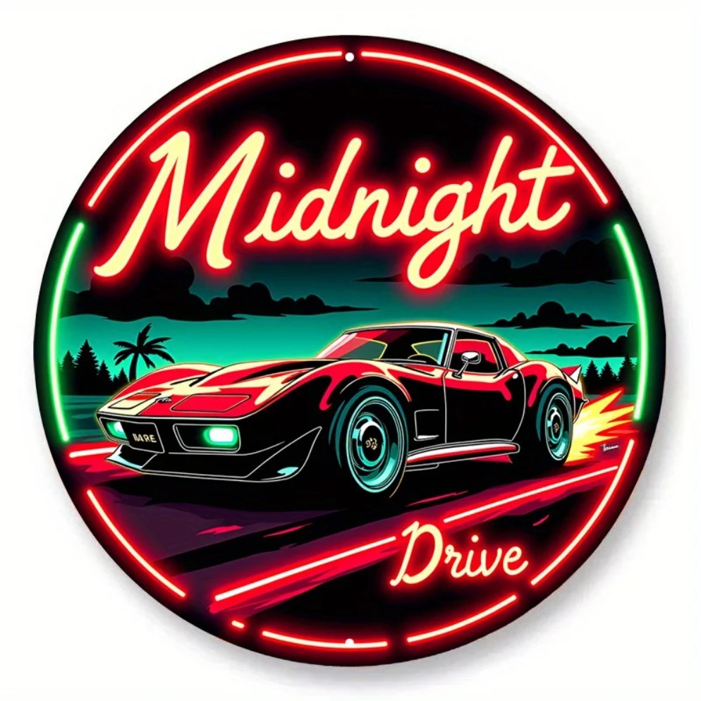 ป้ายไฟนีออนวินเทจลายรถ Midnigh - Lighting Decoration Ideas บทวิจารณ์และราคา