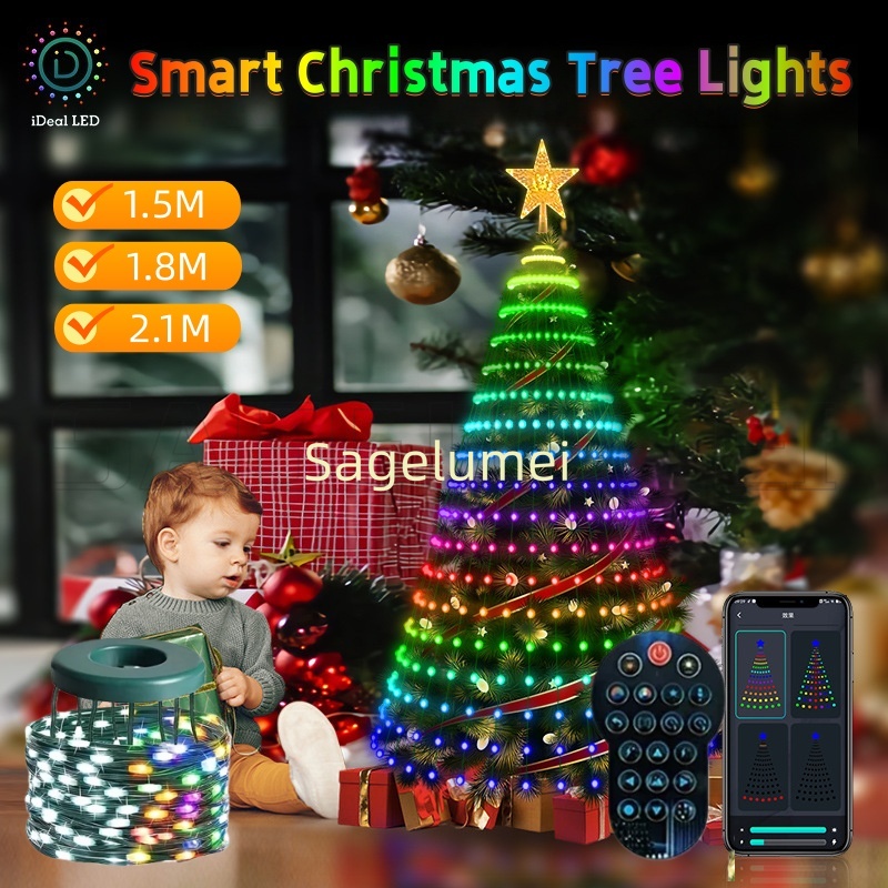 ไฟคริสต์มาส RGBIC 400LED รูปดา - Decor Lighting Uk บทวิจารณ์และราคา