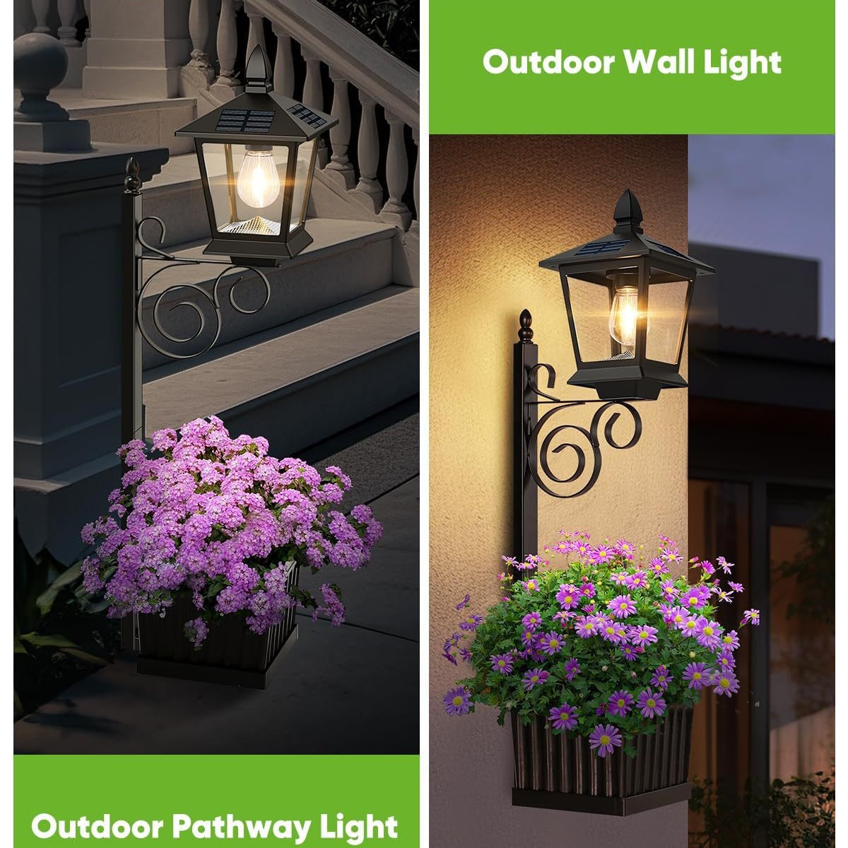 โคมไฟพลังงานแสงอาทิตย์ 2 in 1  - Decor Lighting Floor Lamps บทวิจารณ์และราคา