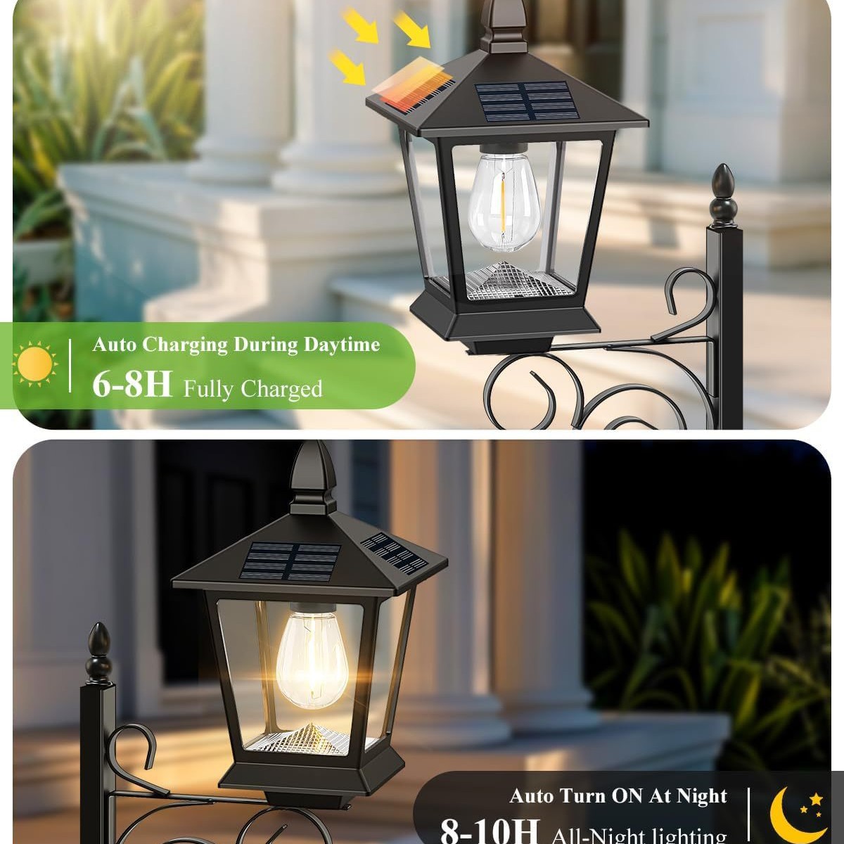 โคมไฟพลังงานแสงอาทิตย์ 2 in 1  - Decor Lighting Floor Lamps บทวิจารณ์และราคา