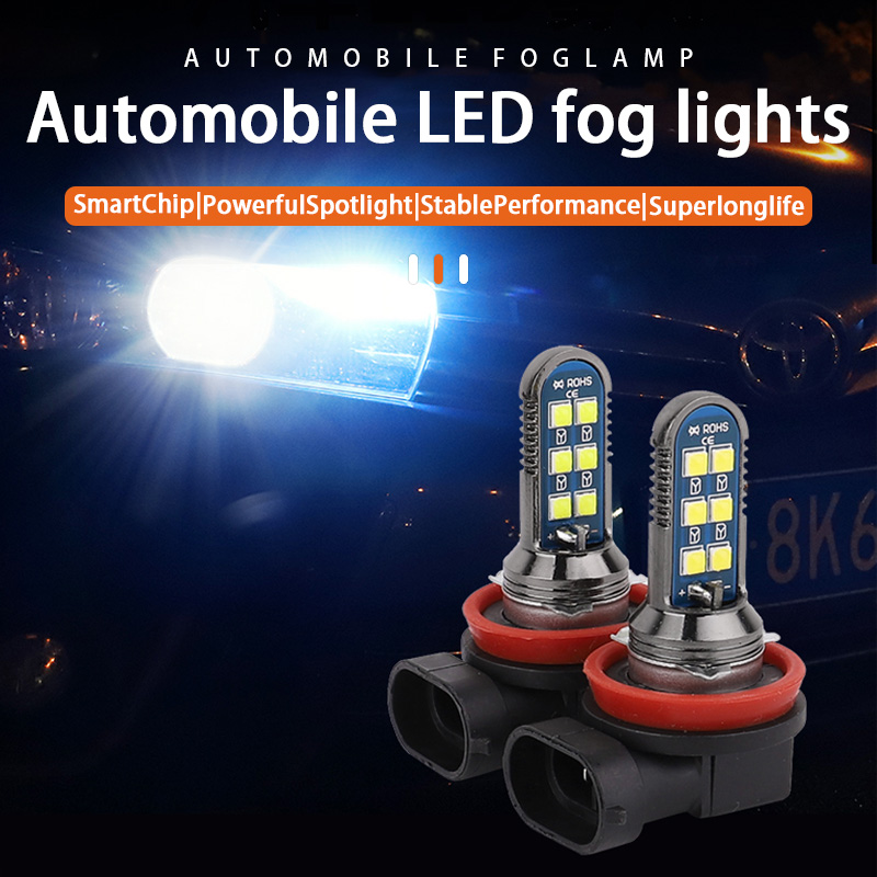 2 ชิ้น 7 สีสีเขียวสีส้ม H7 H11 - Orange Lighting Decor บทวิจารณ์และราคา