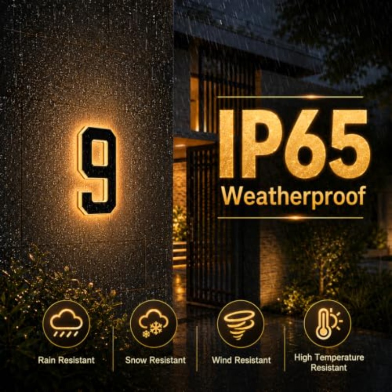 ไฟเลขที่บ้าน LED พลังงานแสงอาท - Decor Lighting Address บทวิจารณ์และราคา