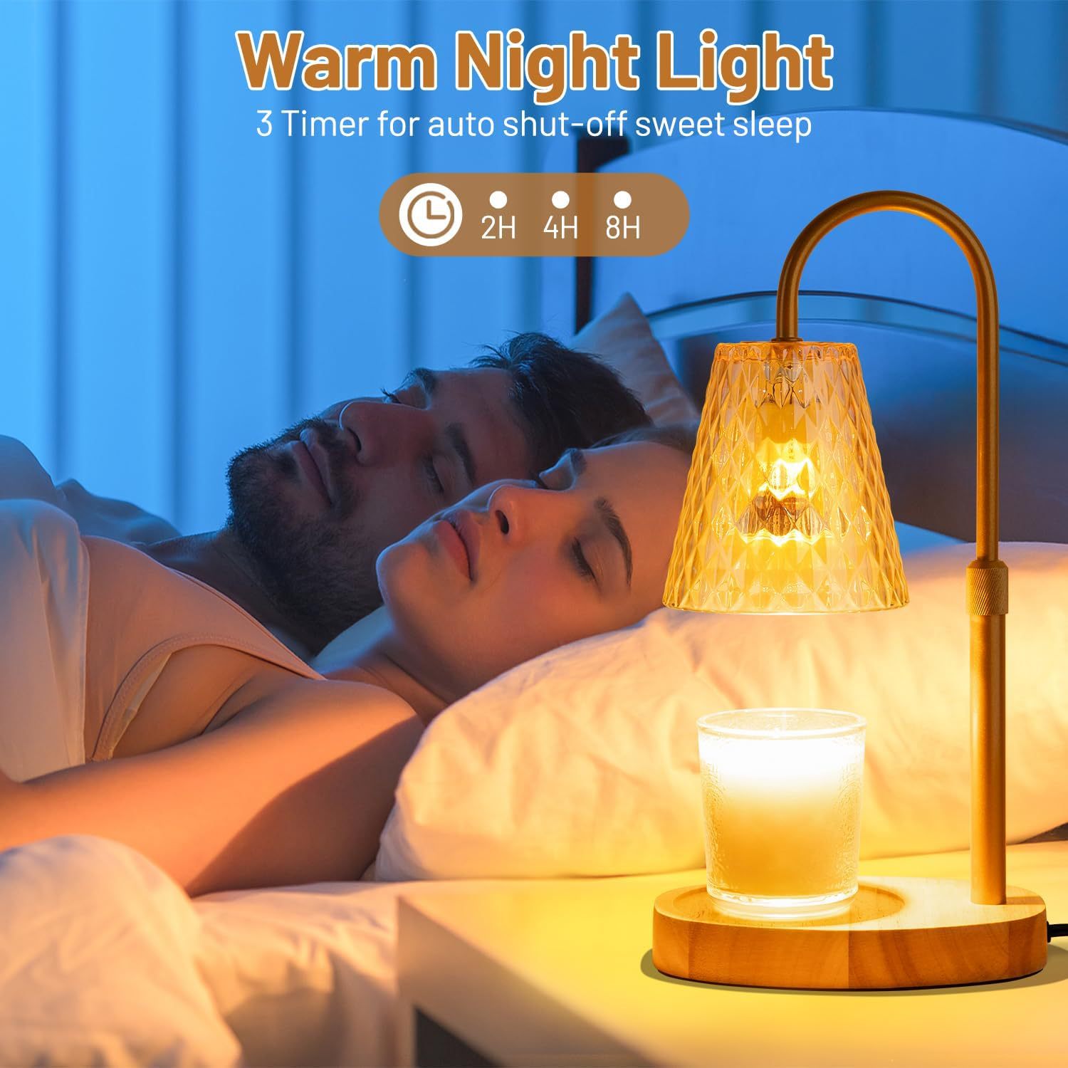 โคมไฟอุ่นเทียนไร้เปลวไฟ พร้อมโ - Vintage Lighting Decor บทวิจารณ์และราคา