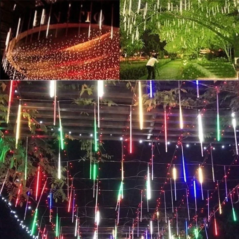 30 ซม./50 ซม.ฝนดาวตกกันน้ํา 8  - Decor Lighting Uk บทวิจารณ์และราคา