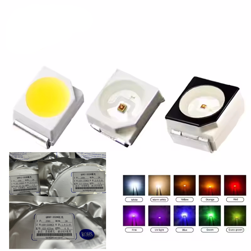 100 ชิ้น/2000 ชิ้น/ล็อต 3528 1 - Orange Lighting Decor บทวิจารณ์และราคา