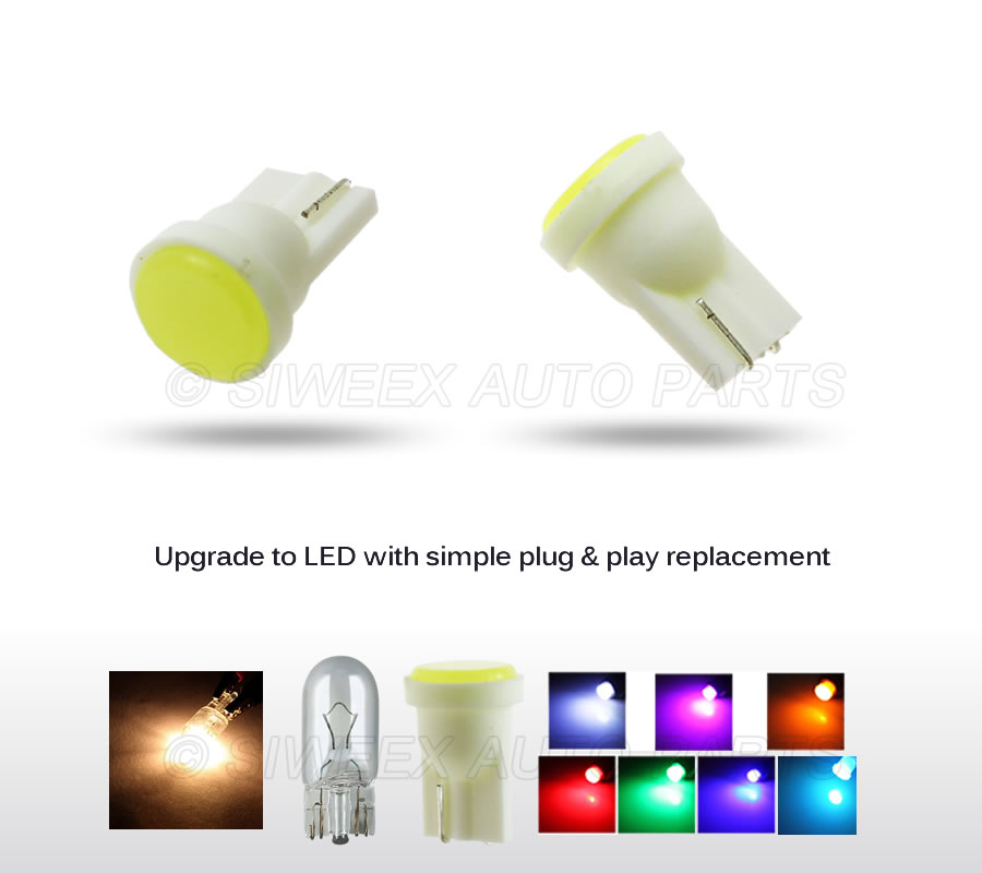 10 ชิ้น T10 W5W ภายในรถ LED We - Colour Changing Bulb บทวิจารณ์และราคา