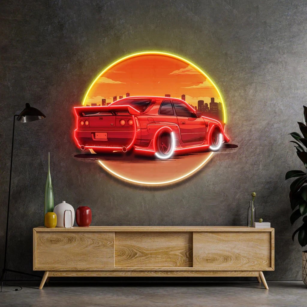 ป้ายไฟนีออนรูปรถยนต์ยามอาทิตย์ - Bathroom Lighting Decor Ideas บทวิจารณ์และราคา