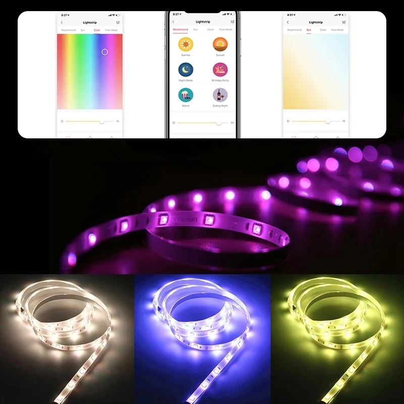 ไฟเส้นอัจฉริยะ Yeelight Aurora - Yeelight Light Lightstrip บทวิจารณ์และราคา