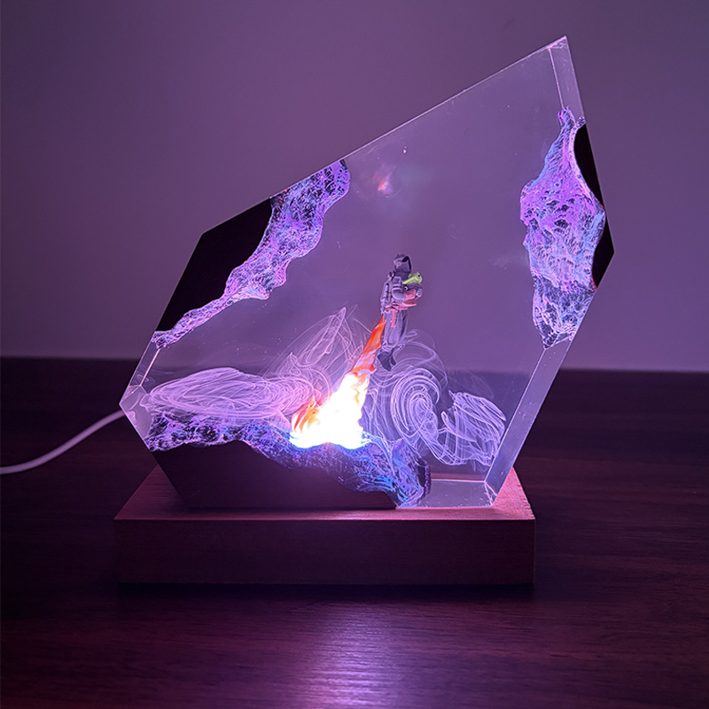 โคมไฟตั้งโต๊ะเรซิ่นรูปทรงอนิเม - Lighting Decor Wedding บทวิจารณ์และราคา