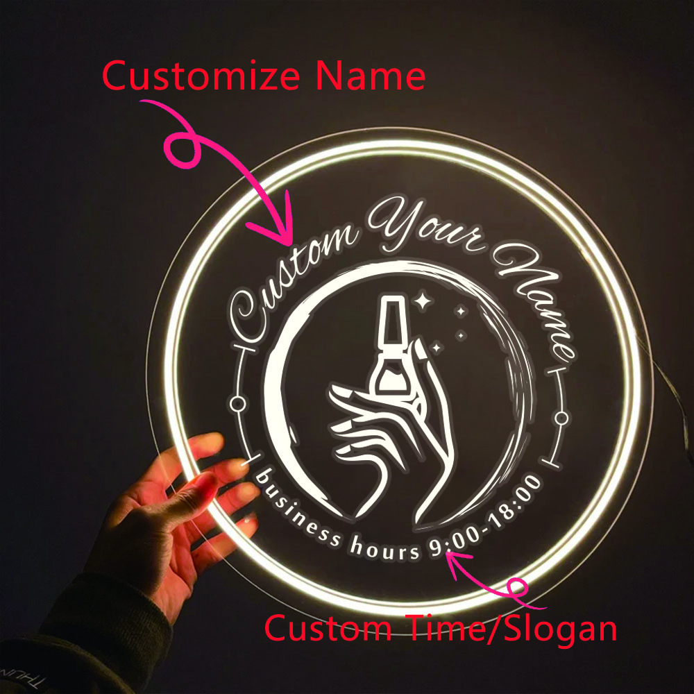 1PC รอบรูปร่างเล็บ Theme ส่วนบ - Lighting Decor Wedding บทวิจารณ์และราคา