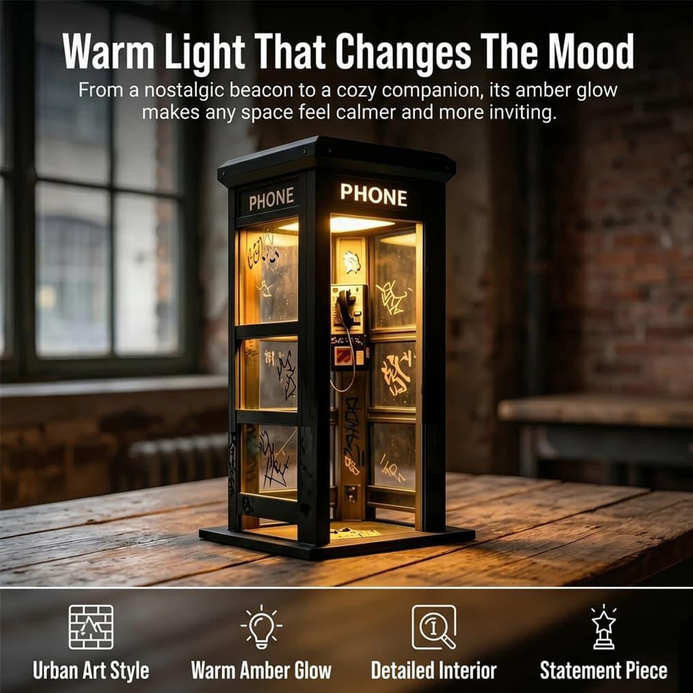 โคมไฟตั้งโต๊ะรูปตู้โทรศัพท์ลอน - Vintage Lighting Decor บทวิจารณ์และราคา