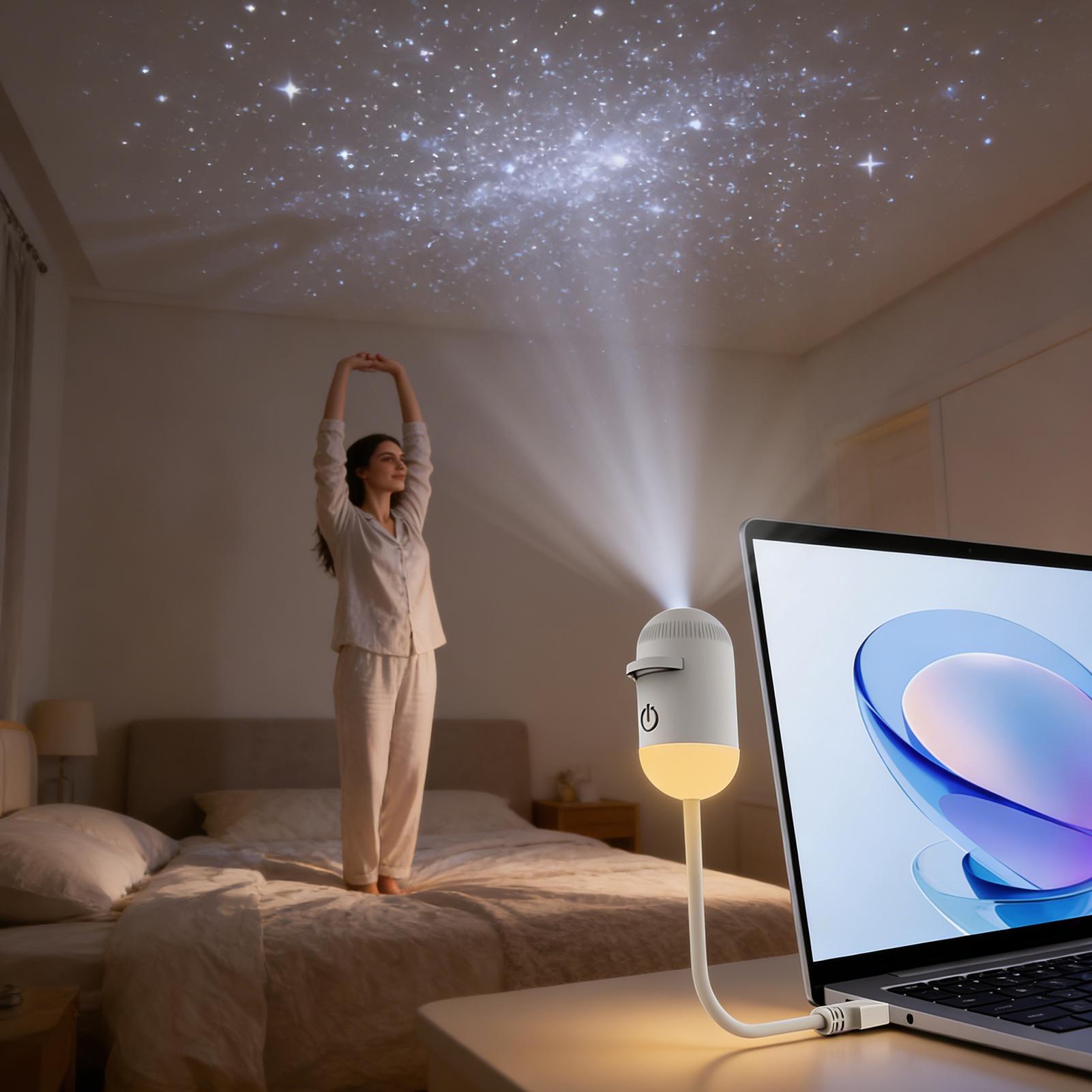 ไฟตกแต่งภายในรถยนต์ ไฟดาวบนหลั - Star Projector Night บทวิจารณ์และราคา