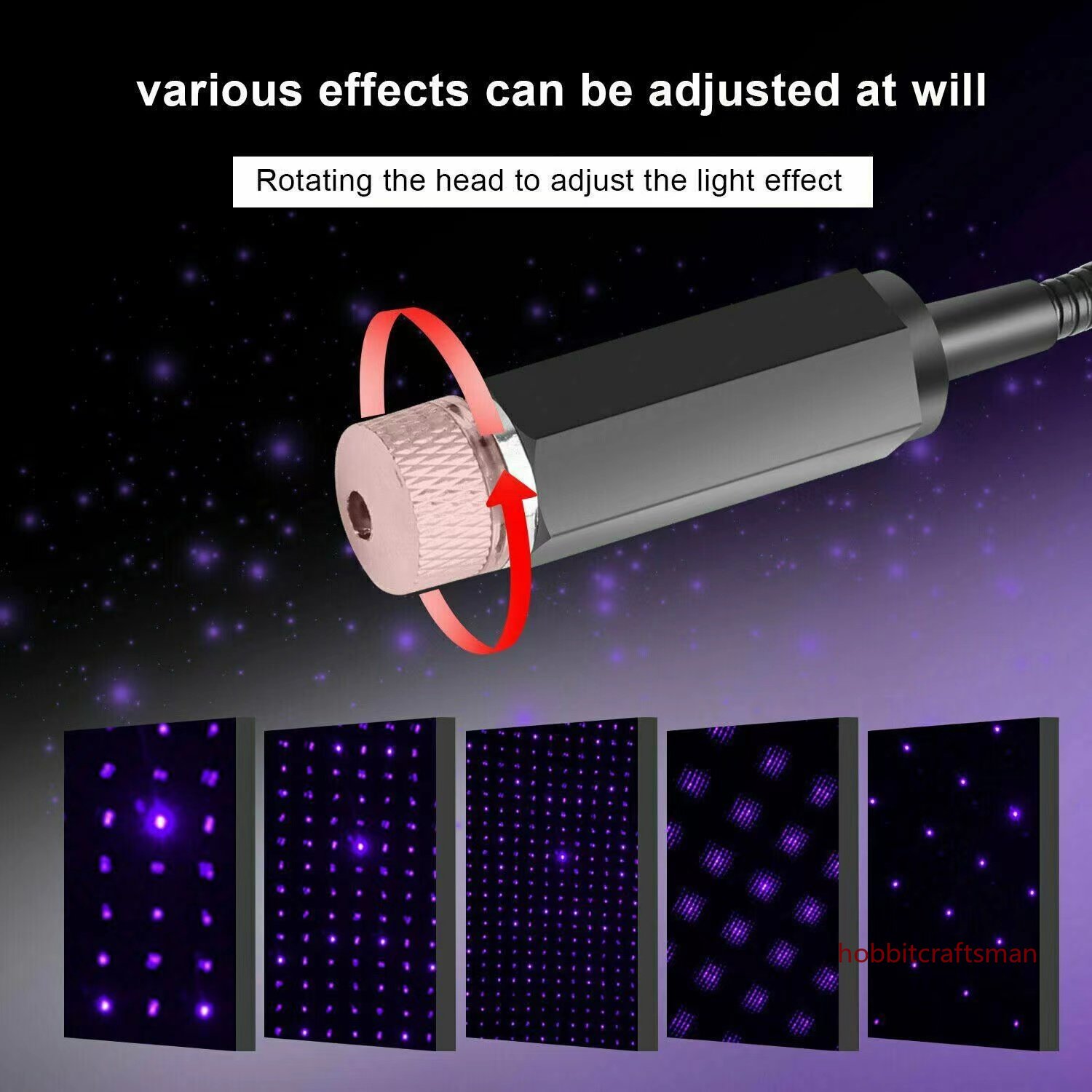Mini หลังคารถ LED Star Night L - Star Projector Night บทวิจารณ์และราคา